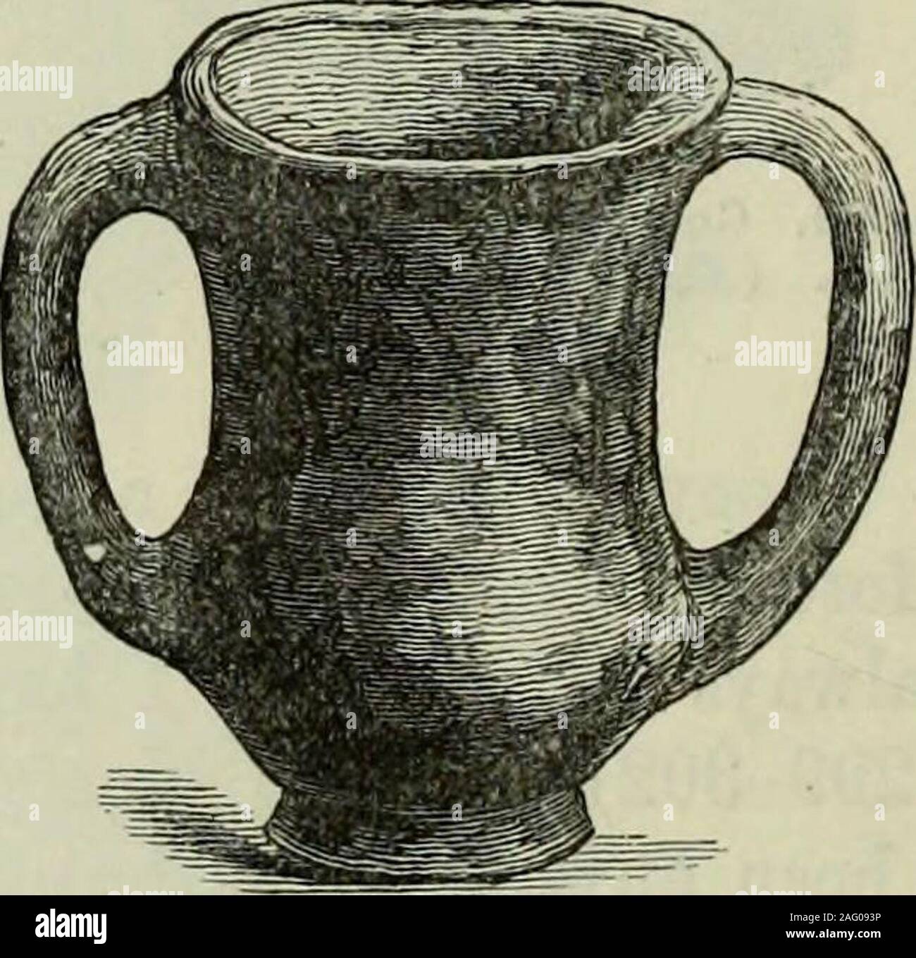 . Ilios : the city and country of the Trojans : the results of researches and discoveries on the site of Troy and throughout the Troad in the years 1871-72-73-78-79, including an autobiography of the author. No. 324. Cup with two handles. (1: 3 actual size.Depth, 26 ft.). No. 323. Goblet with two handles (8eVa;d/iiJ(/cun-eAAoi). No. 325. Goblet with two handles. (1 :3 actual size. (About 1:4 actual size. Depth, 26ft.) Depth, 26ft.) the burnt city. The shape represented by No. 324 also occurs very fre-quently, and still more abundant is the form No. 325, which in the upperpre-historic cities ha Stock Photo