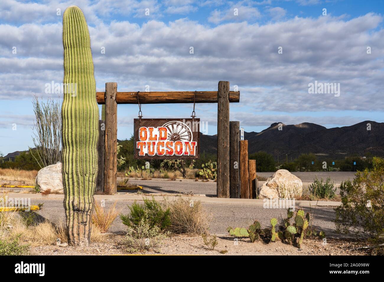 Tucson, AZ Nov. 26, 2019 Old Tucson is a Wild West theme park and