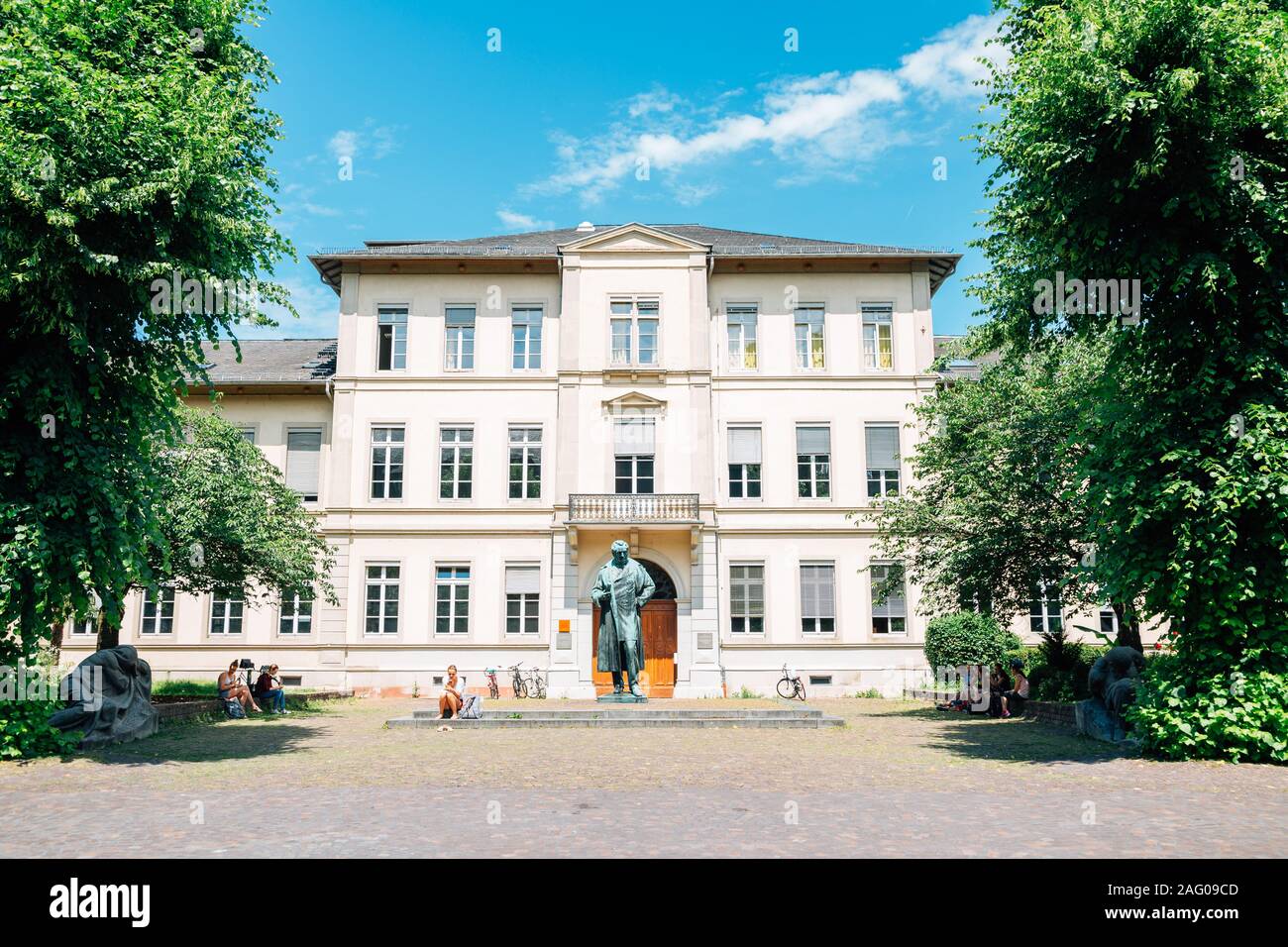 Heidelberg, Germany - June 5, 2019 : Psychology Institute University Stock Photo