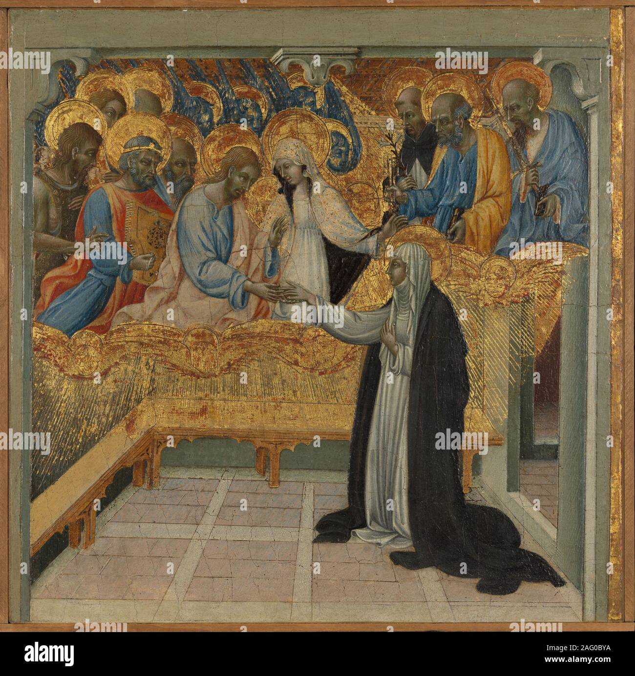 The Mystic Marriage of Saint Catherine of Siena Stock Photo - Alamy
