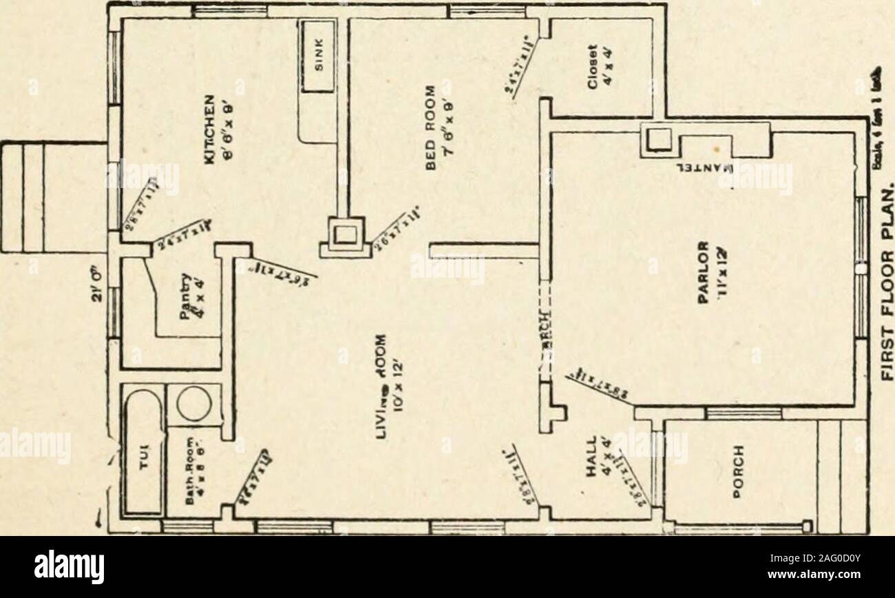 Hodgson S Low Cost American Homes Perspective Views And
