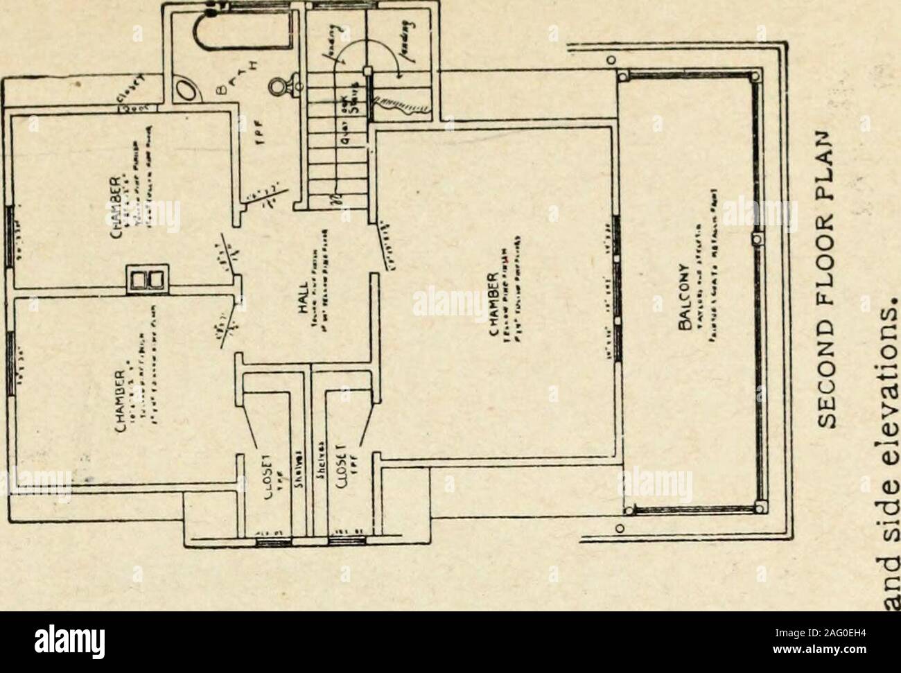 Hodgson S Low Cost American Homes Perspective Views And Floor