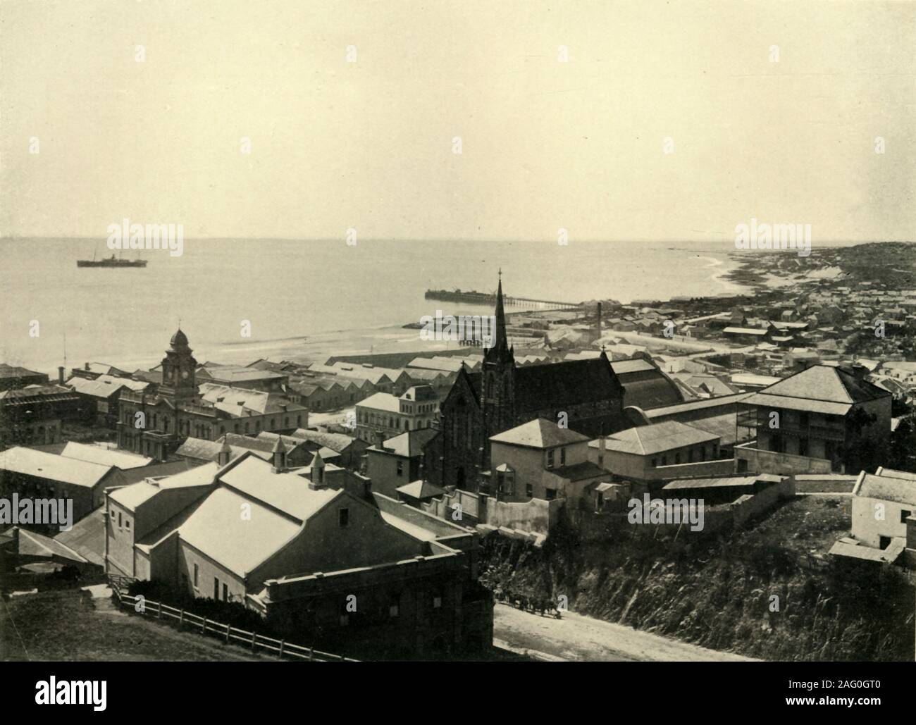Algoa Bay and Port Elizabeth, from the Lighthouse', 1901. Port Elizabeth on  the Eastern Cape was founded in early 19th century by the government of the  Cape Colony, during the Second Boer