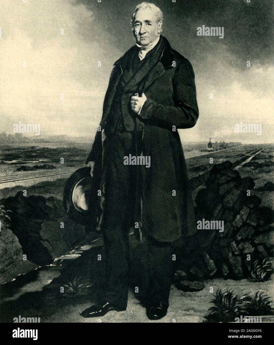 Stephenson, c1849, (1945). Portrait of Stephenson (1781