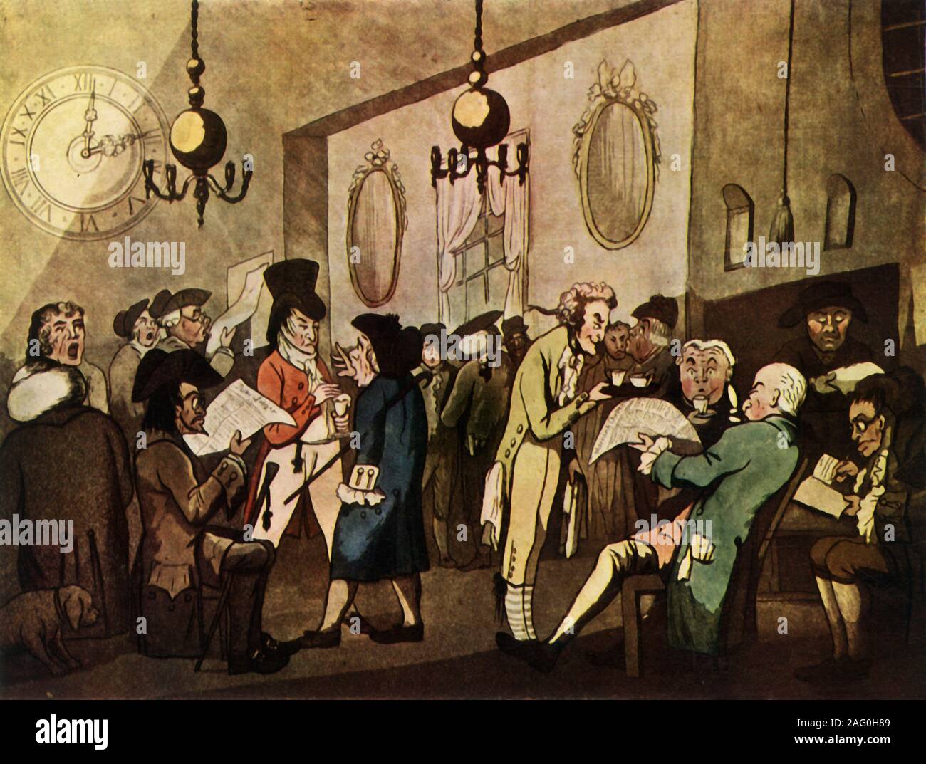 London Coffee House 18th Century High Resolution Stock Photography And Images Alamy