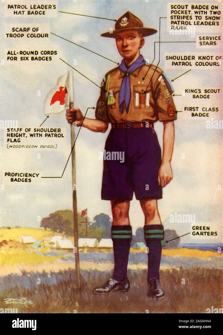 What is a class b uniform for boy scouts?