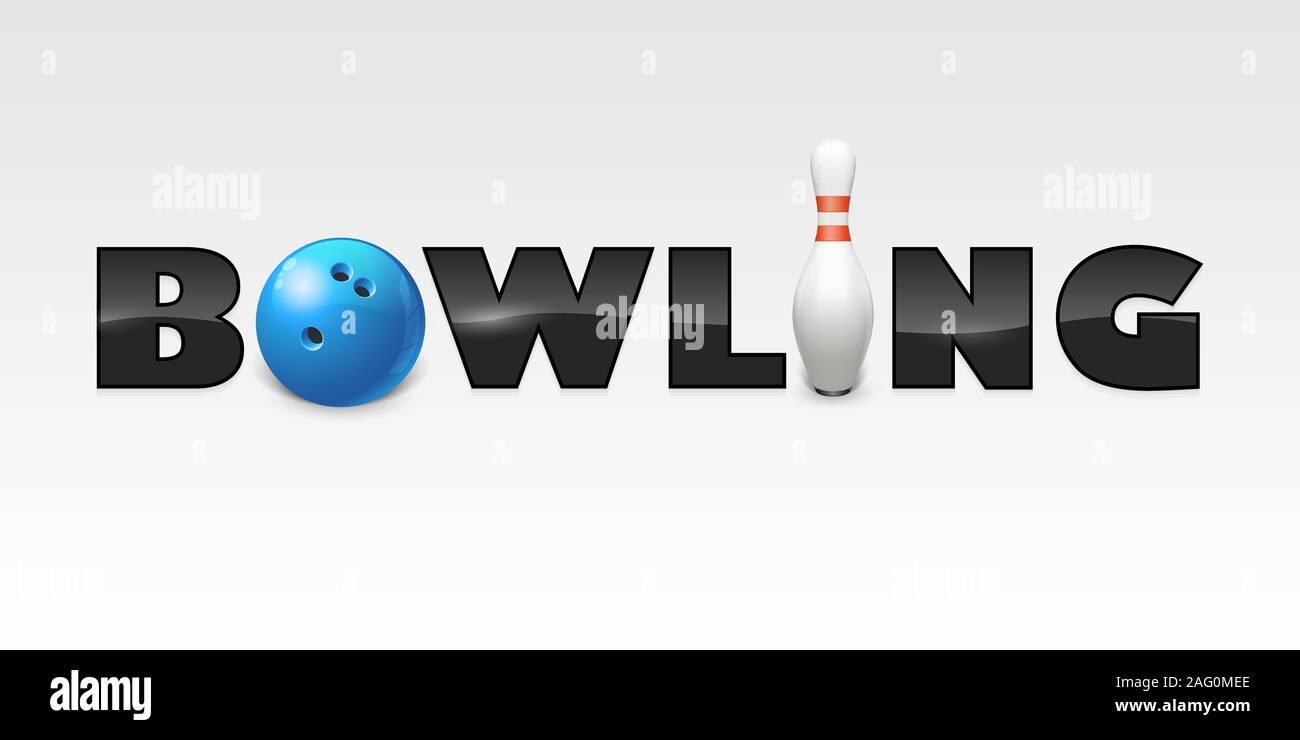 Word of bowling. Vector illustration Stock Vector Image & Art Alamy