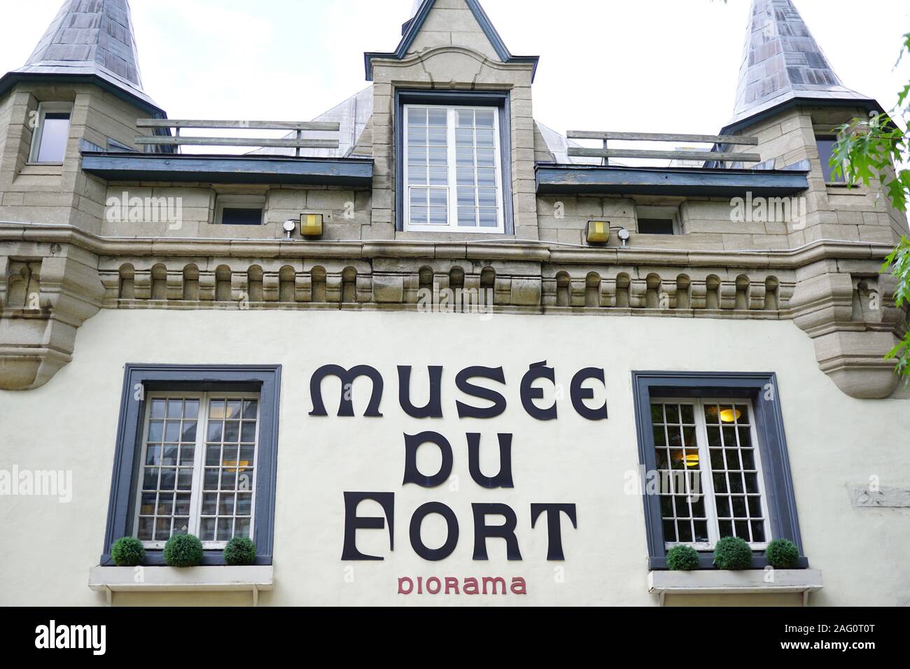 Musee Du Fort, the Fort Museum in Quebec City, Canada Stock Photo