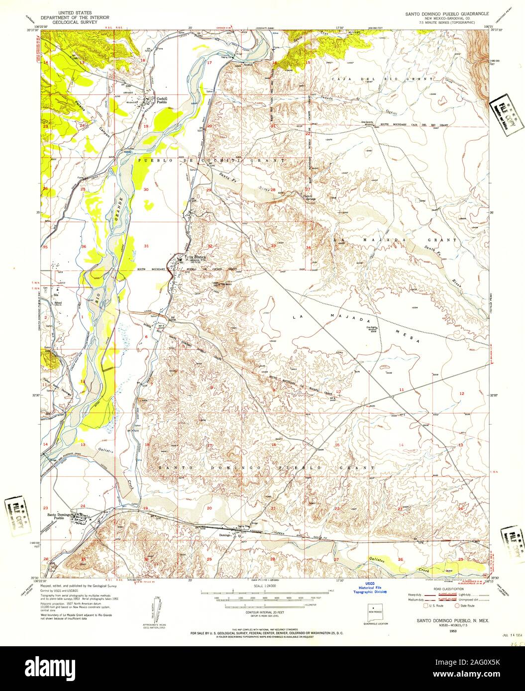 Santo domingo pueblo maps hires stock photography and images Alamy