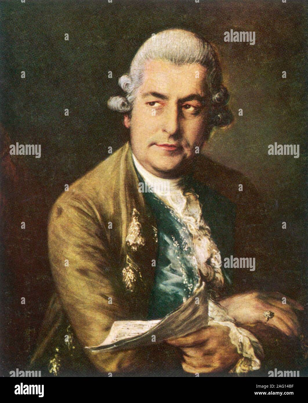 JOHANN SEBASTIAN BACH (1685-1750) German Baroque composer Stock Photo