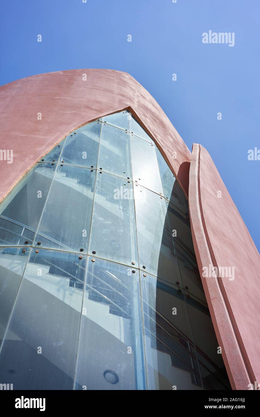 Tower Incense, An iconic building on the beachfront of Nha Trang Stock