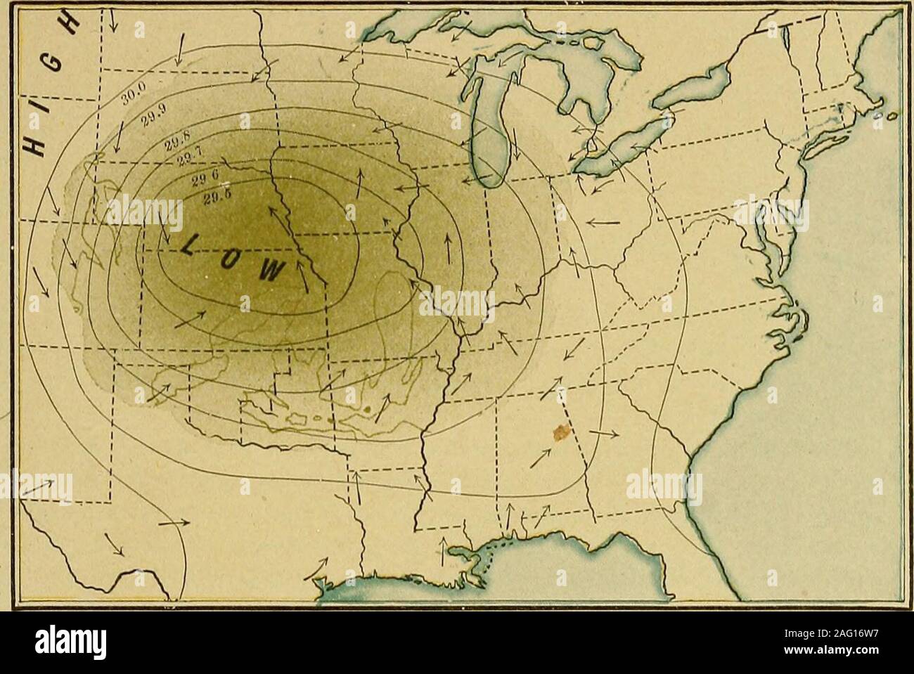 Barometric pressure map map hires stock photography and images Alamy