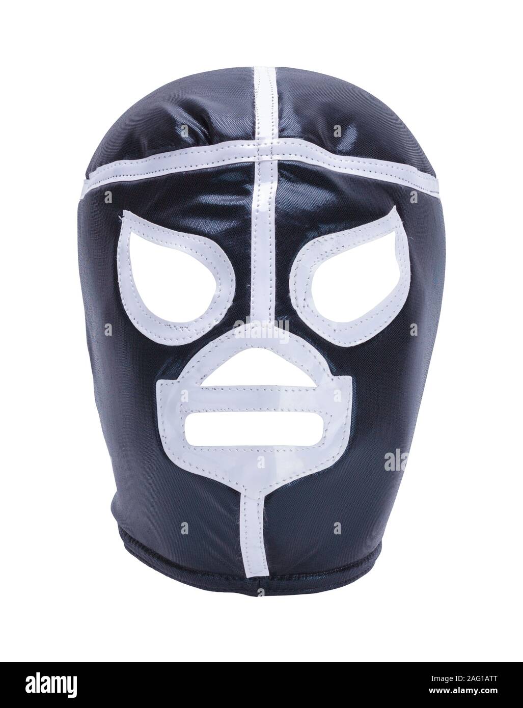 Lucha Libre Wrestling Mask Isolated on White Background. Stock Photo