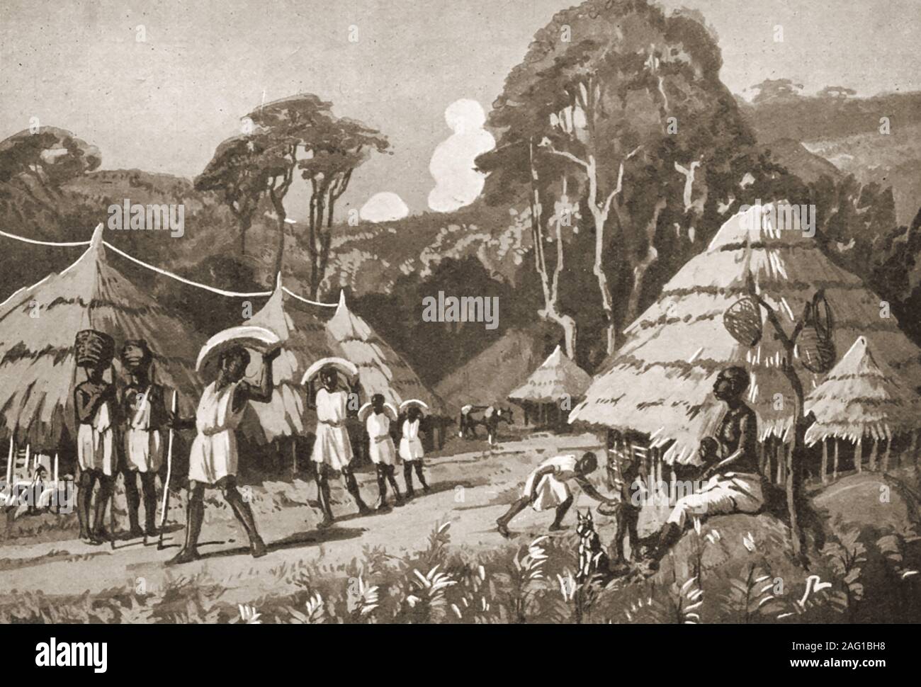 African Villagers Traders Stock Photos African Villagers Traders