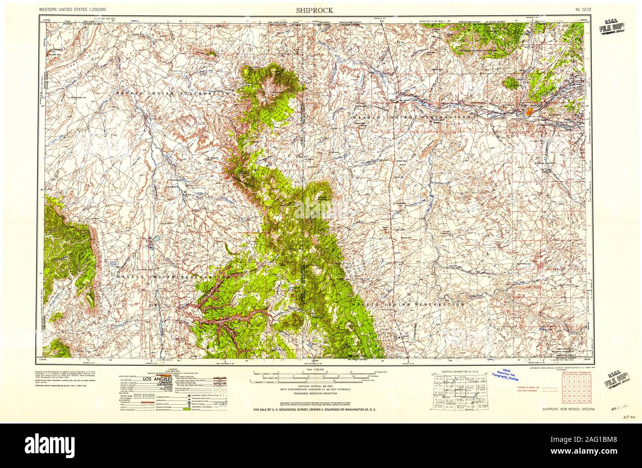Map of shiprock new mexico hires stock photography and images Alamy