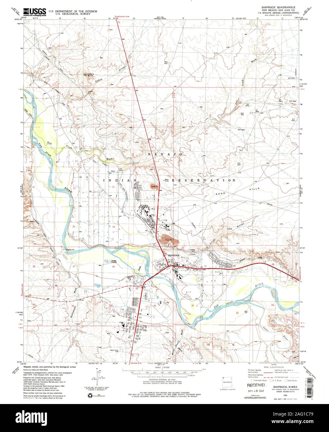 Map of shiprock new mexico hires stock photography and images Alamy