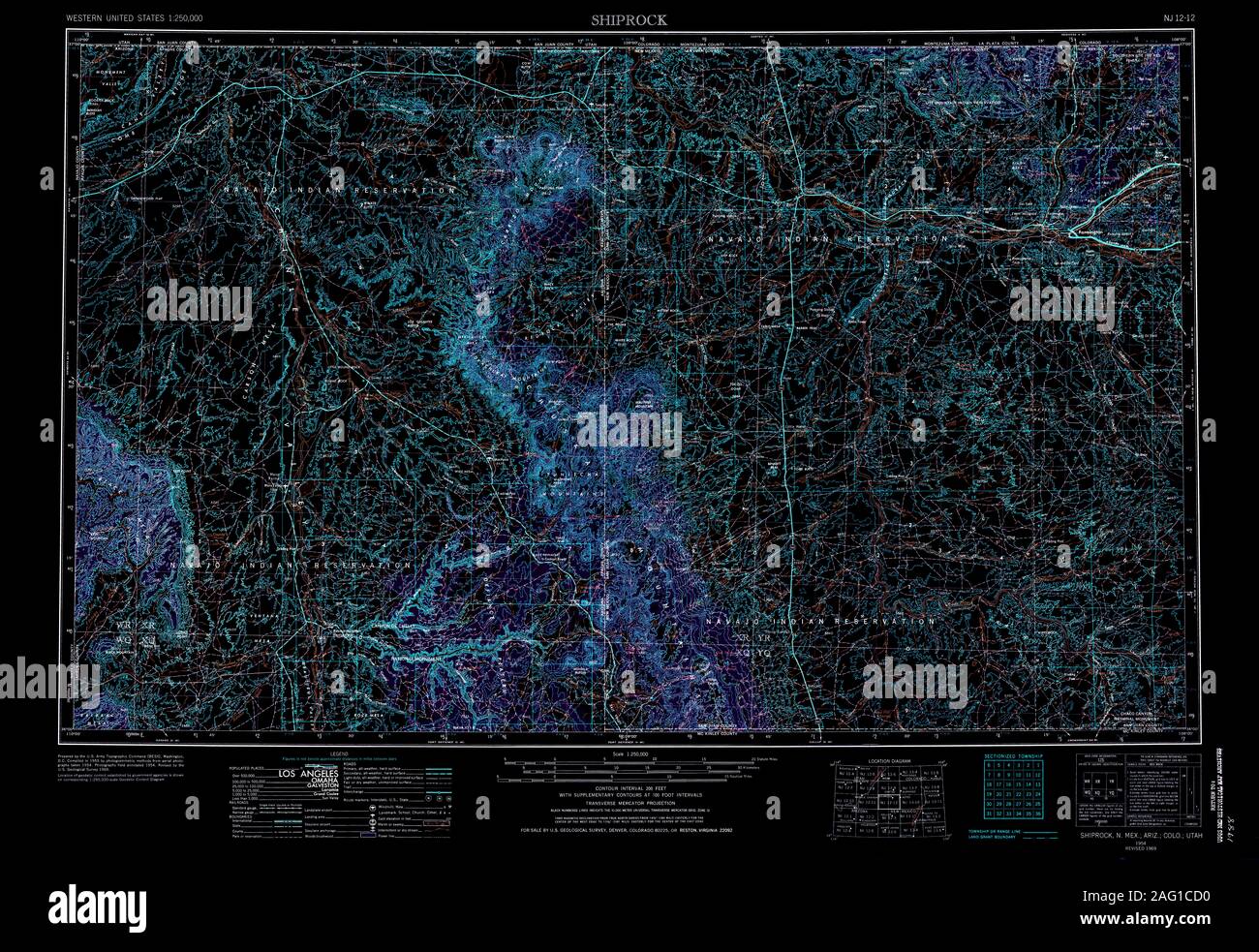 Shiprock new mexico map hires stock photography and images Alamy