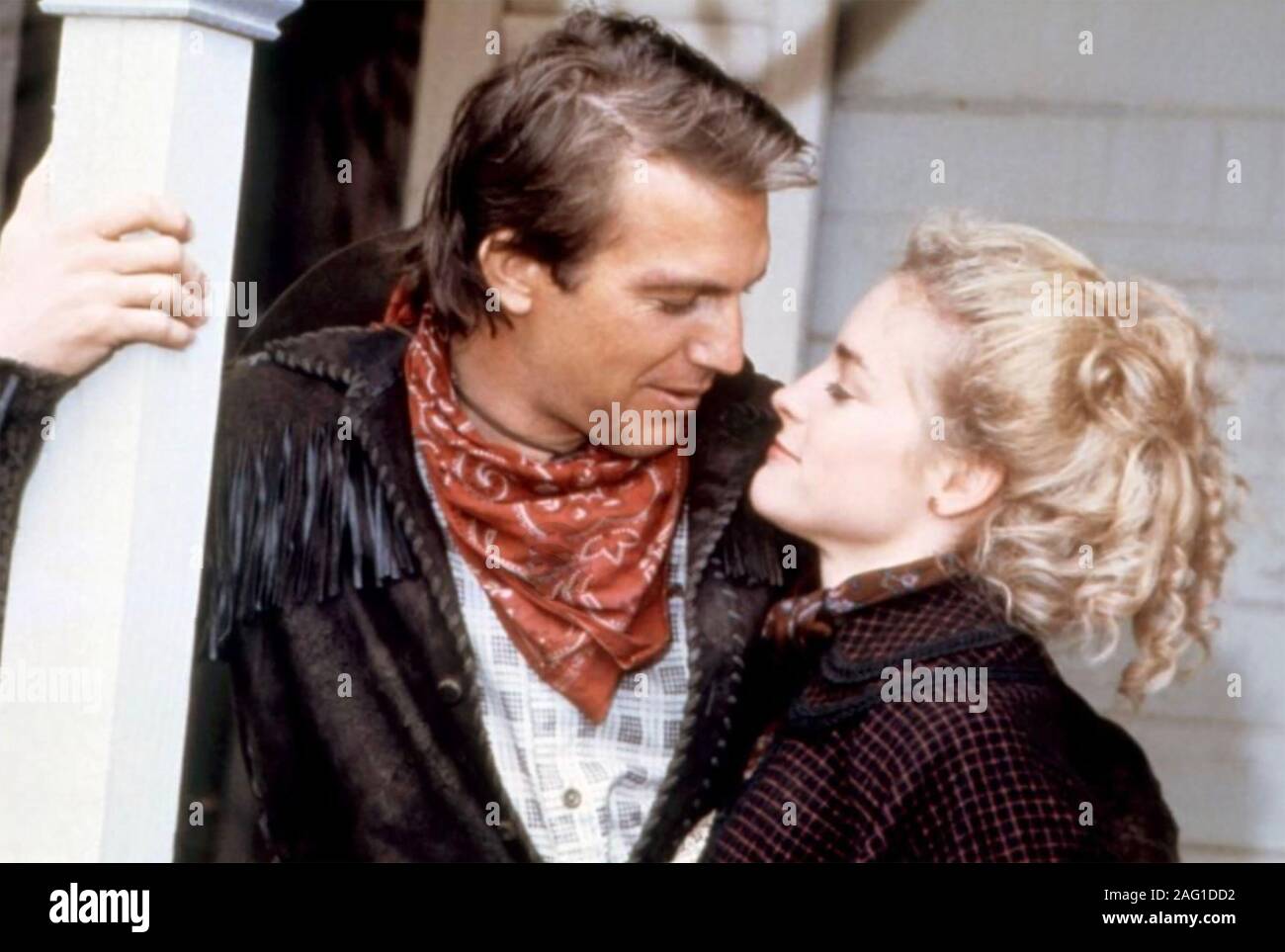 SILVERADO 1985 Columbia Pictures film with Kevin Costner and Rosanna Arquette Stock Photo