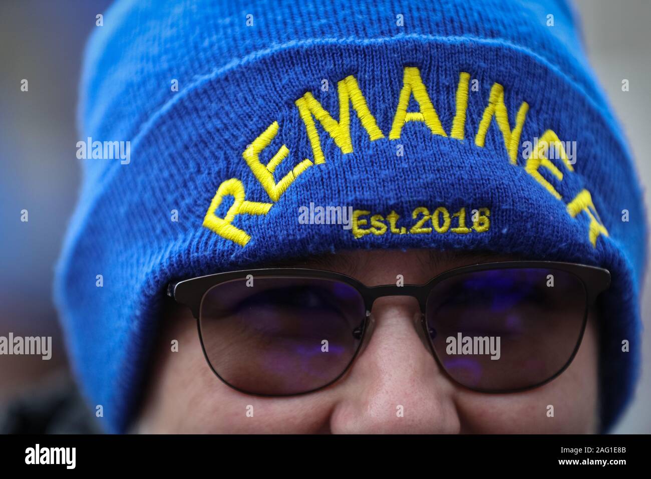 Westminster, London, 17h Dec 2019. Pro-, and Anti-Brexit protesters are once again rallying outside the gates to the Houses of Parliament as MPs return to the Commons. Credit: Imageplotter/Alamy Live News Stock Photo