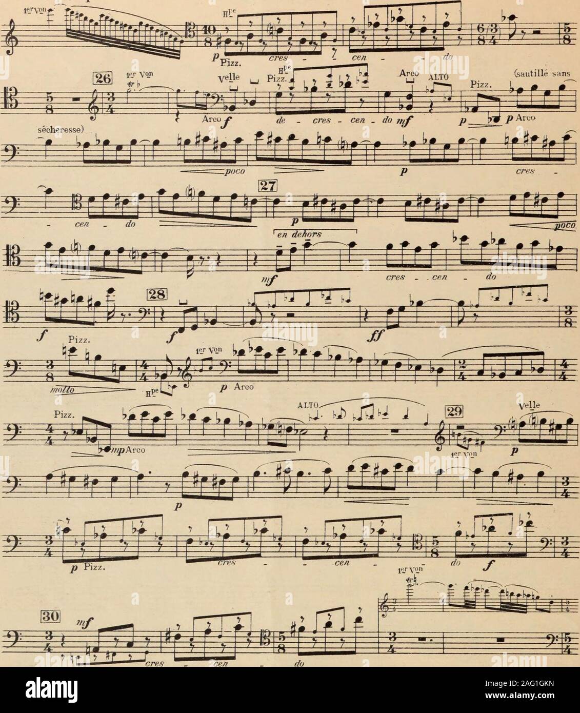 . Quintette en ut mineur pour deux violons, alto, violoncelle, et harpe. A.L. 1«.038 6 A lempo VIOLONCELLE. •er on ^ y » &gt; ^ Aj;iT) 3:^rTTl? *=*^ • JiJ TH= s * ritemifd fKSi ^imoioiiipo UiU W}. 100 A 108 O: 5 , ^ i ^1. » ^ &gt; ^ w S fe3 E pochifisu/iorifemifo i TO^ b8: Z .%L/ hpT A.L 1(«028 rrjir txr VIOLONCELLE Stock Photo