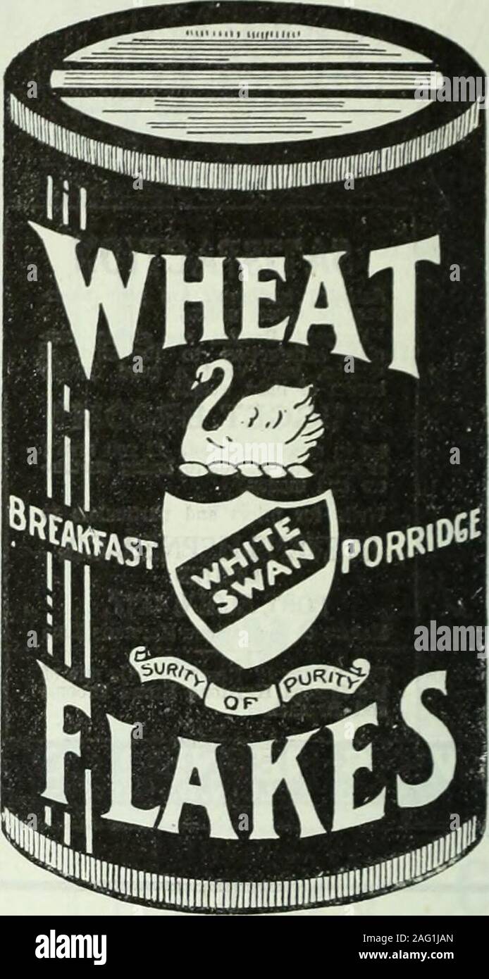 White Swan Wheat Flakes Container (Jef) White Swan Wheat Flakes Container (Jef)