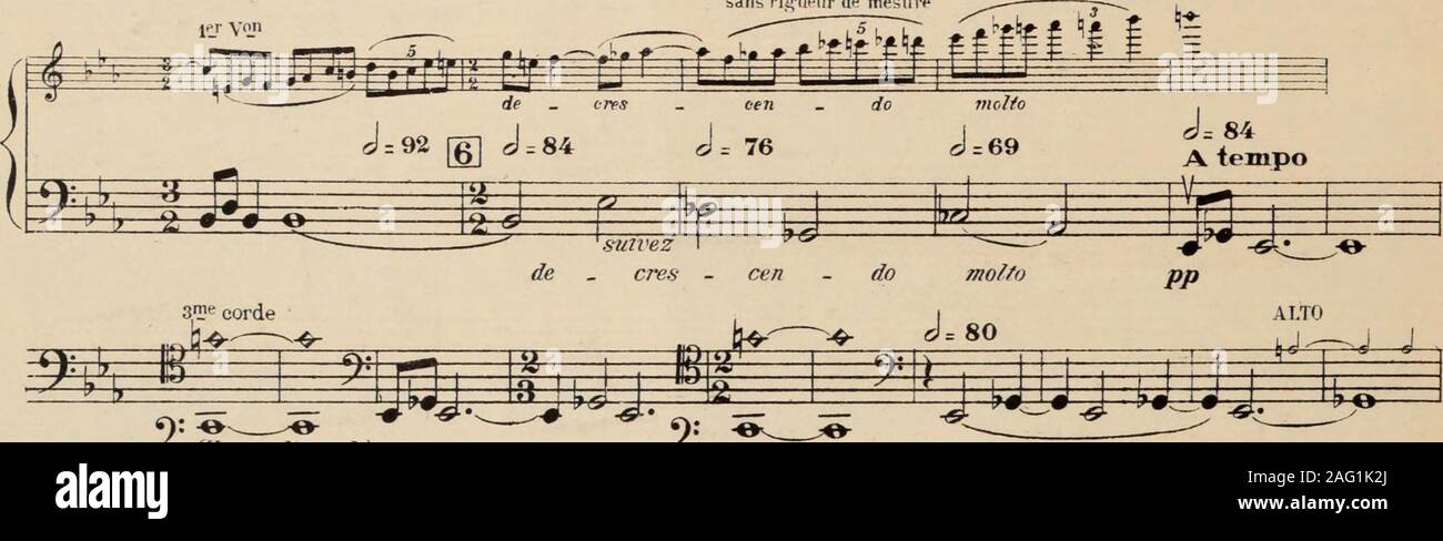 . Quintette en ut mineur pour deux violons, alto, violoncelle, et harpe. Copyright by Alphonse Lediic et CI? 19 SOo Paris, ALPHONSE LEDUC et Ci^ 3. rue de Grammcnt A L. 1« .028 V.r:i/.,ifji Ieuie.-ution reserves j.our ioMpay^ 2 VIOLONCELLE ^^ il i tE ^^ ^ -» ?^-^ - &gt;=&gt; -O- ^O- //(yc6 crescendo mp VIOLONCELLE m j^jijjj jiiij, b ^V f ^ ^ i tS^ 27: y sanb riiziieur de mesure fr yon. 9: ^^ ppp ^Harpdg/issnndo) pp ppp (Hnrpe g^/s.srrndo) PP jer on ^PTTTtJ-It ^^ Stock Photo