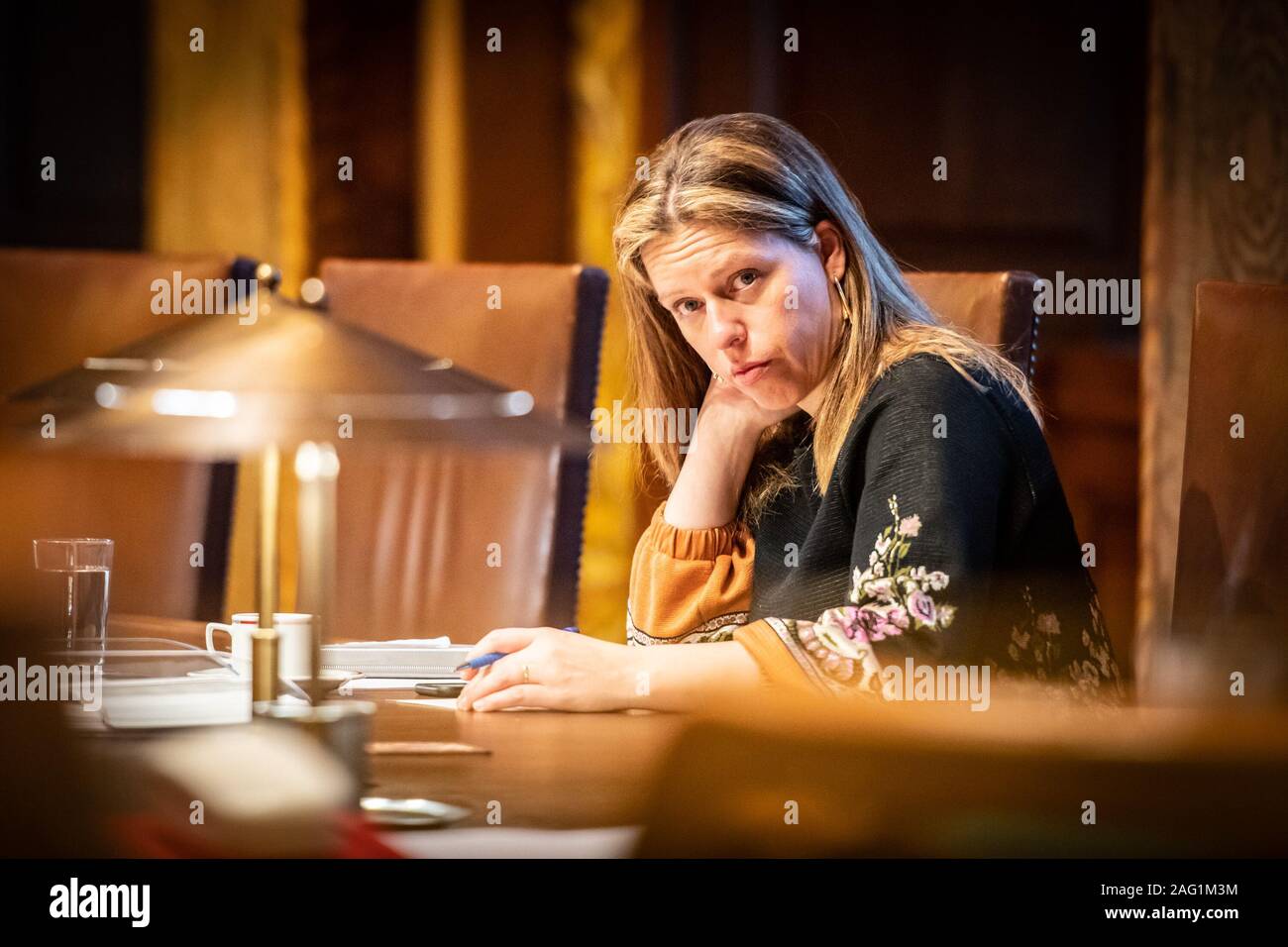 Den Haag, Netherlands. 17th Dec, 2019. DEN HAAG, 17-12-2019, Debate about nitrogen policy/stikstofbeleid in the First Chamber. Credit: Pro Shots/Alamy Live News Stock Photo