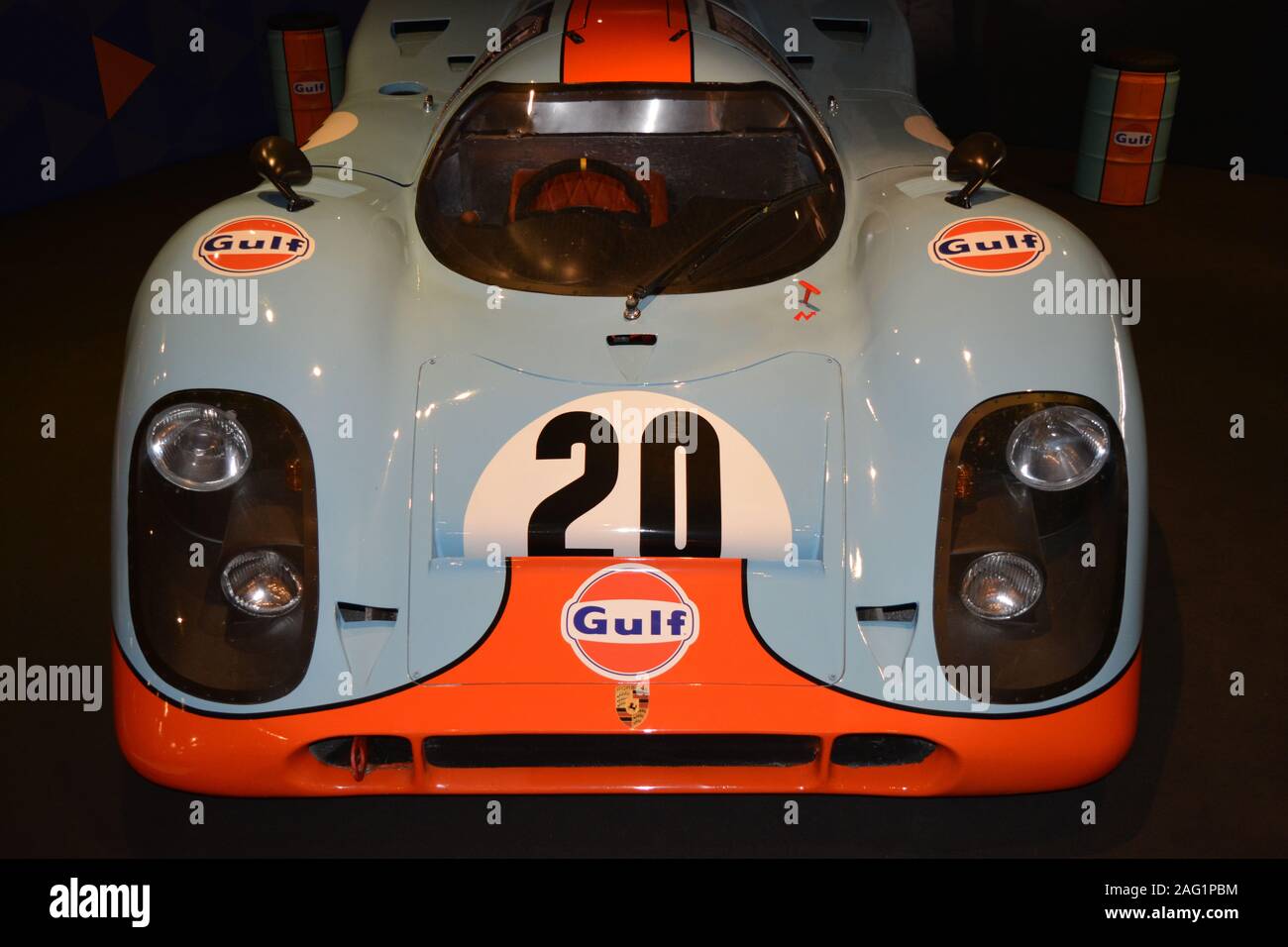 Gulf Porsche 917k Lemans Steve McQueen Black Hat