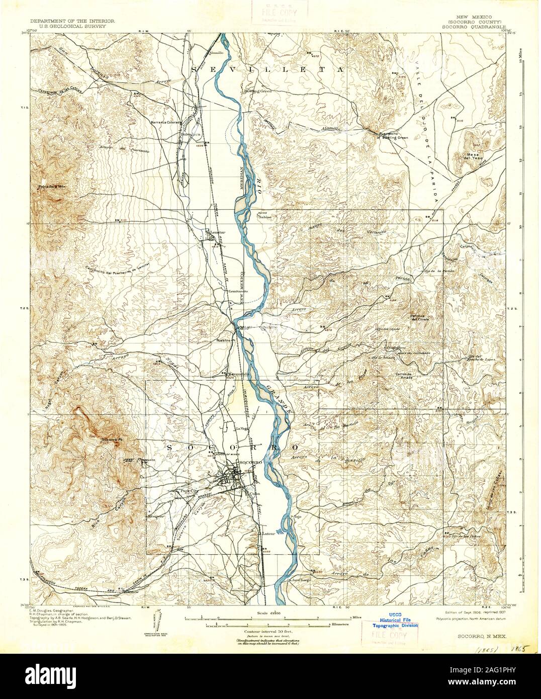 Socorro map hires stock photography and images Alamy