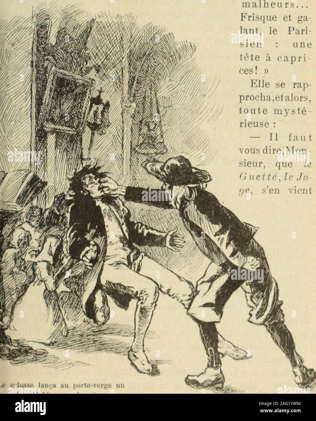 . La Lecture. om.Mais la mémoire de la dame, toute peuplée dautres non dhommes, la servait mal. Pourtant, à force de réflexion, elle babutia quelque chose. Le vieux devait sappeler la Gaieté ou bi(encore h duettc... Elle nen savait pas davantage... Maintenapouvait on passera la caisse? — Passera la caisse !... Non, pas aujourdhui. En bonne coecience, il serait scandaleux de toucher cin(i cents francs pour iméchant avis ne valant que dix écus à peine... Quoi ! vous sourielingénue? .llons, allon.s : le fond du sac!... Asseyez v ou &gt;^ dorMademoiselle. LE CAPITAINE SANS-FAÇON 49 La Rosalie ava Stock Photo