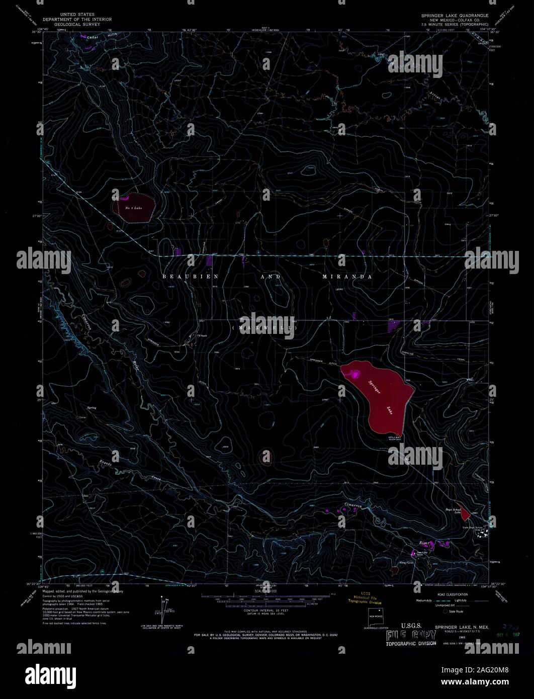 Springer new mexico map hires stock photography and images Alamy