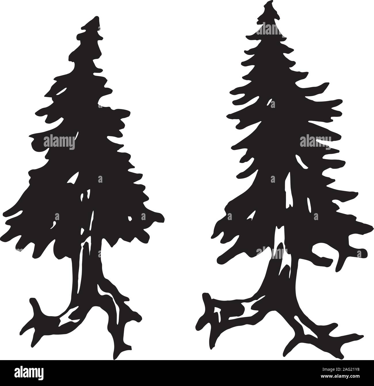 Tree with Legs Set Cartoon Style. Vector Illustration Stock Vector -  Illustration of footprint, foliage: 145475296