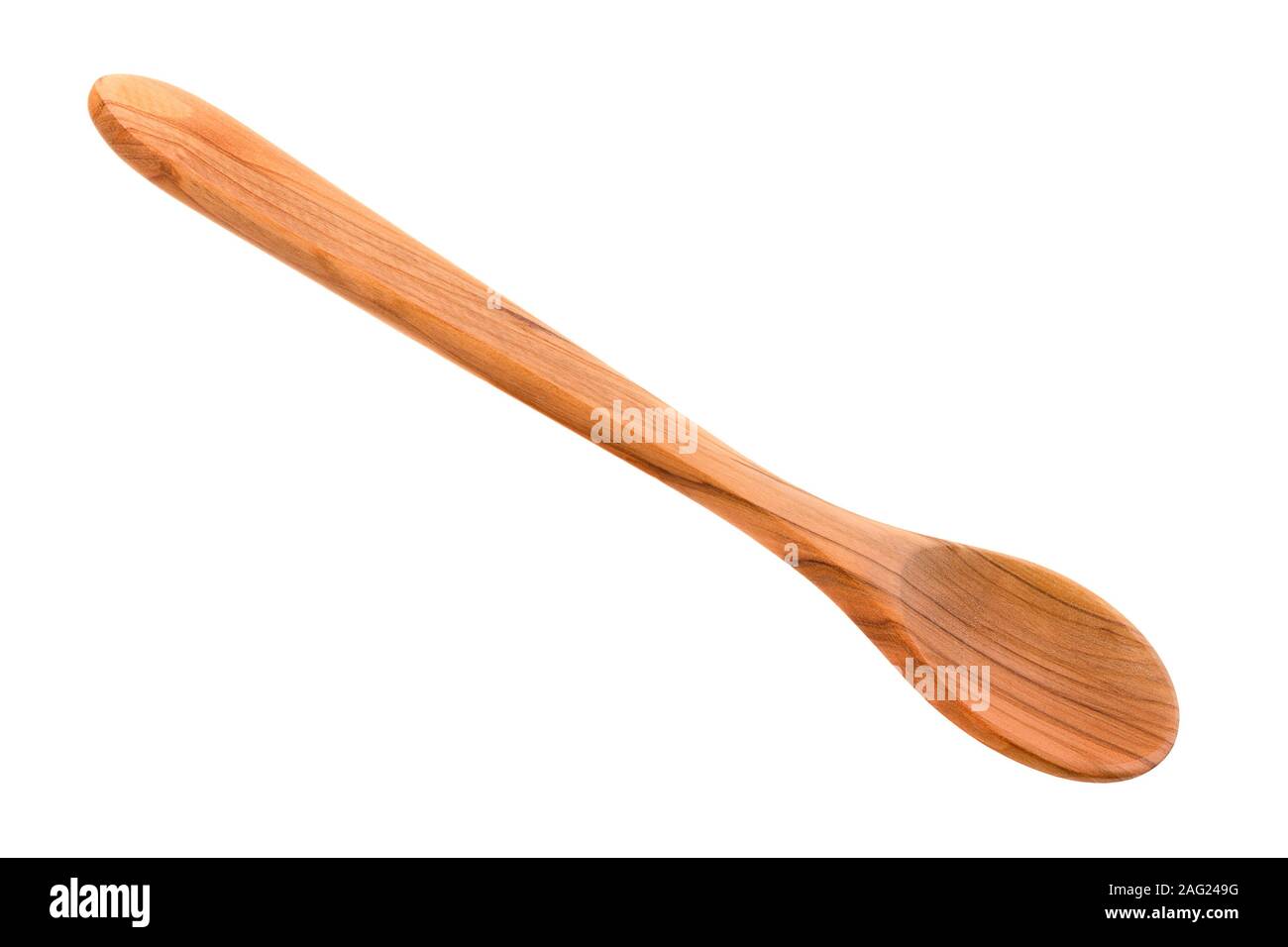 Wooden spoon isolated on a white background with clipping path Stock ...