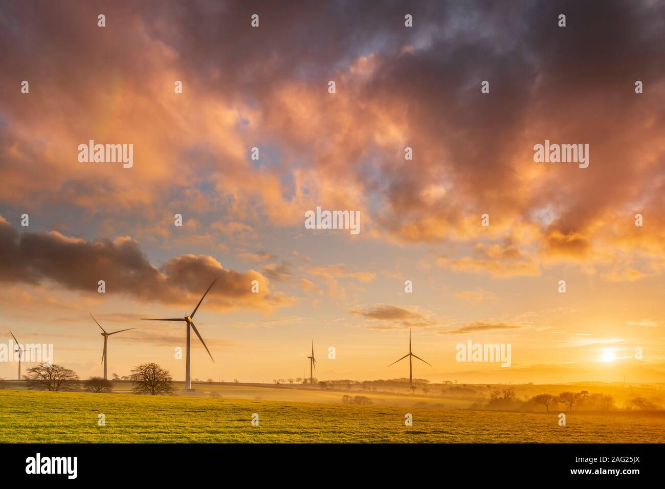 South Molton, North Devon, England. Tuesday 17th December 2019. UK