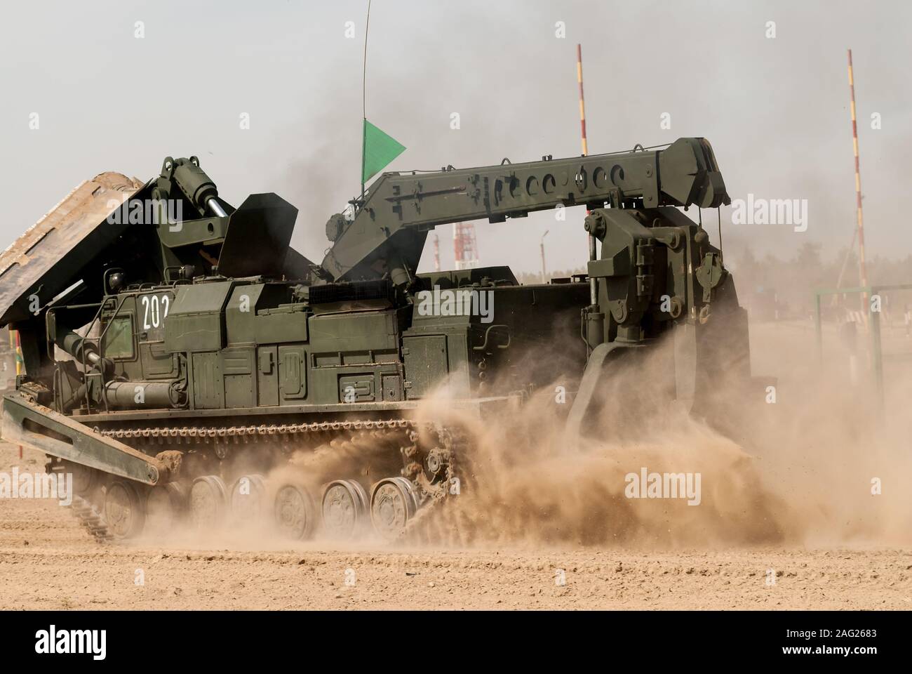 Motion of BAT track layer on Army Games19 Stock Photo Alamy