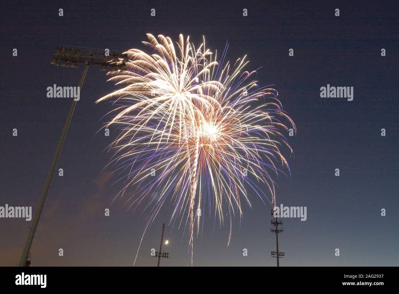 Fireworks, Worthington, Ohio Stock Photo Alamy