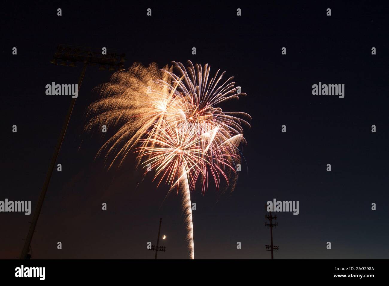 Fireworks, Worthington, Ohio Stock Photo Alamy