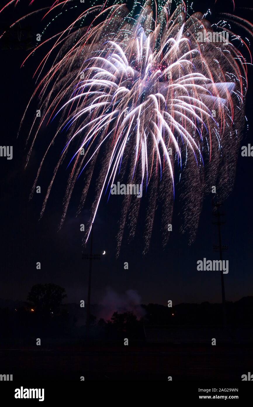 Fireworks, Worthington, Ohio Stock Photo Alamy