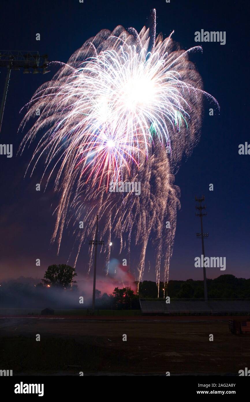 Fireworks, Worthington, Ohio Stock Photo Alamy