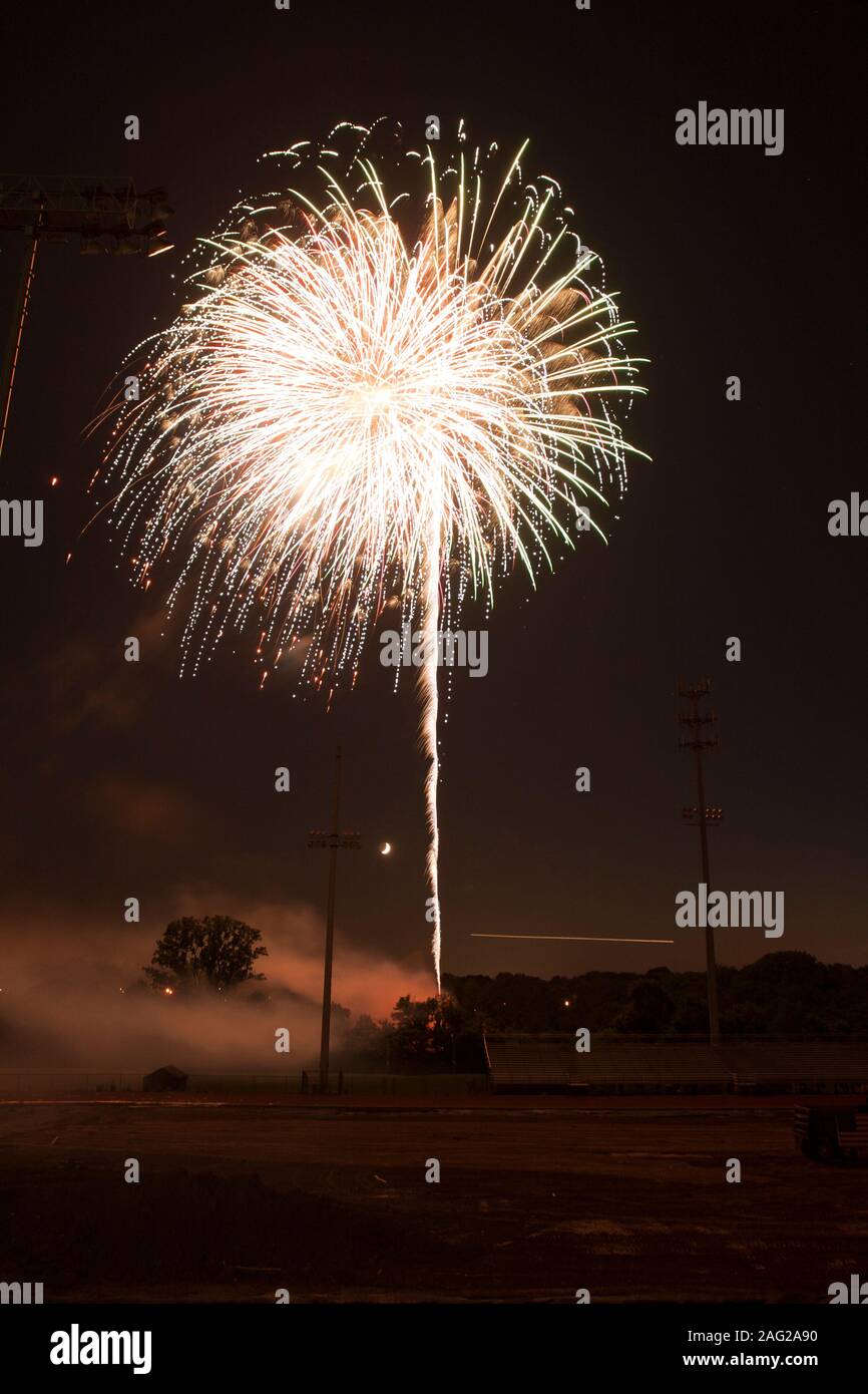 Fireworks, Worthington, Ohio Stock Photo Alamy