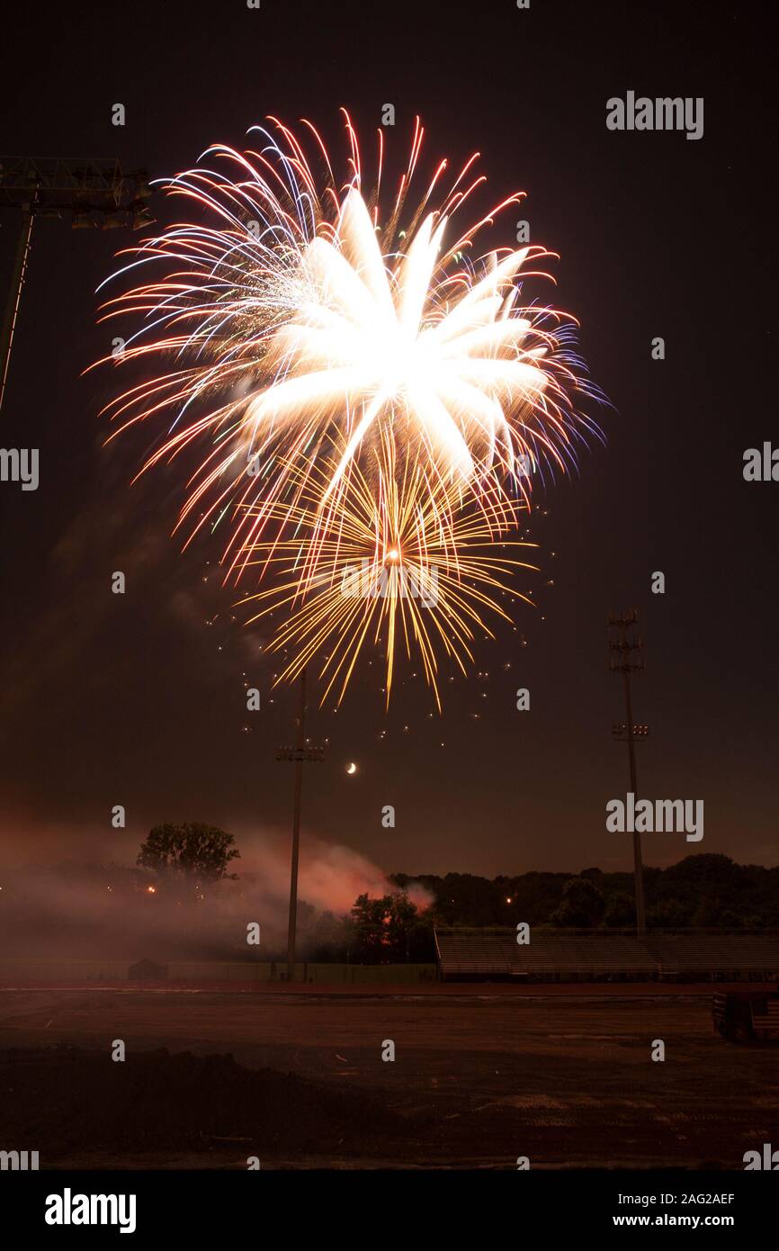 Fireworks, Worthington, Ohio Stock Photo Alamy
