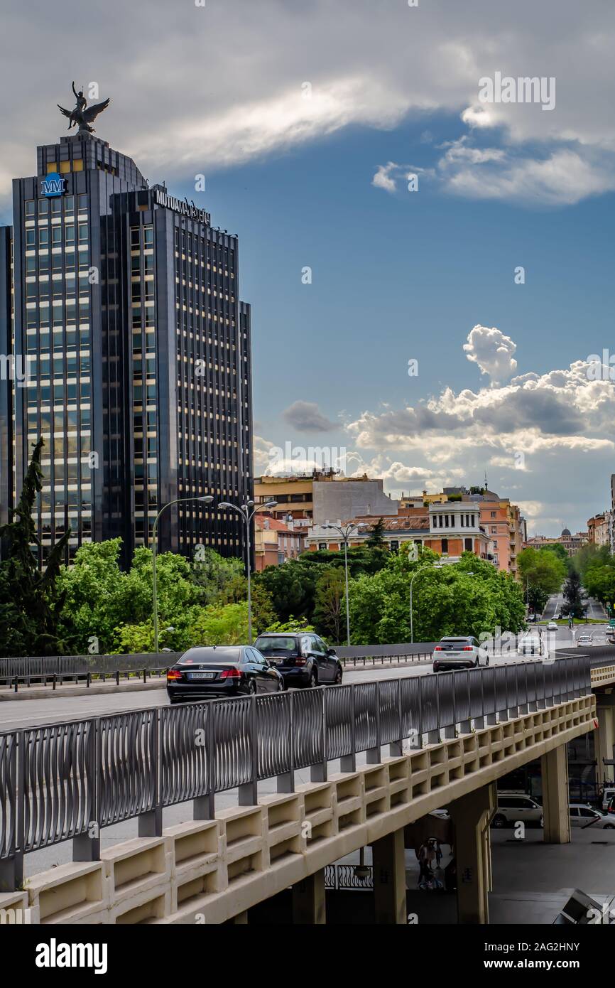 The modern district of Salamanca in Madrid, Capital of the Kingdom of