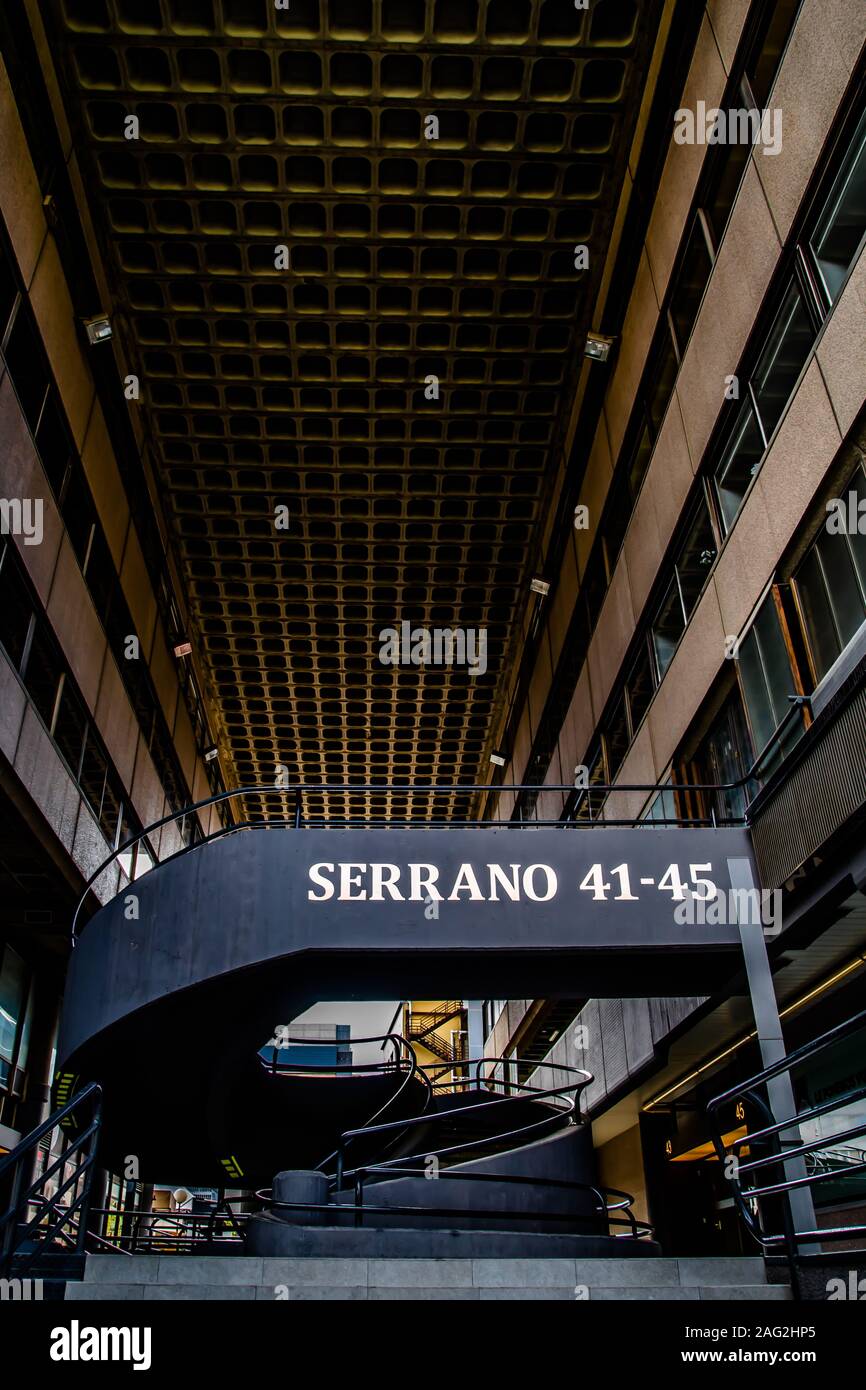 The modern district of Salamanca in Madrid, Capital of the Kingdom of