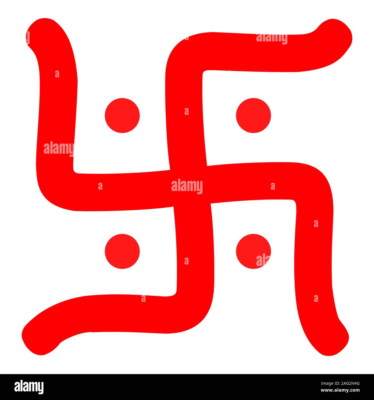 Red hindu swastika symbol Stock Photo - Alamy