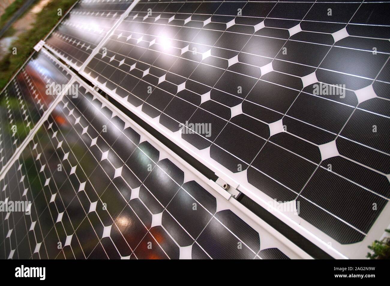 Solar panels for energy production Stock Photo - Alamy