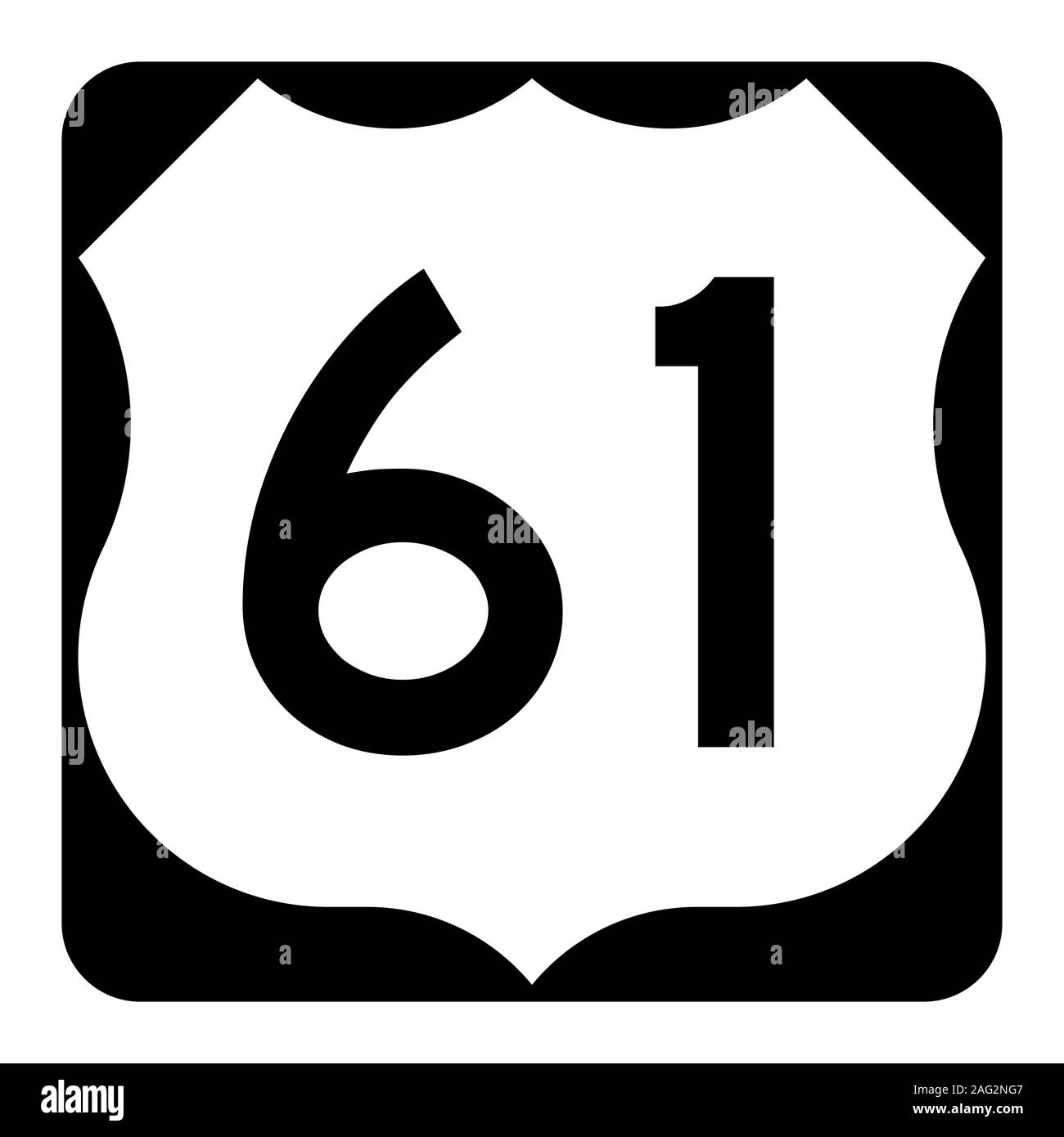 Highway 61 sign hires stock photography and images Alamy