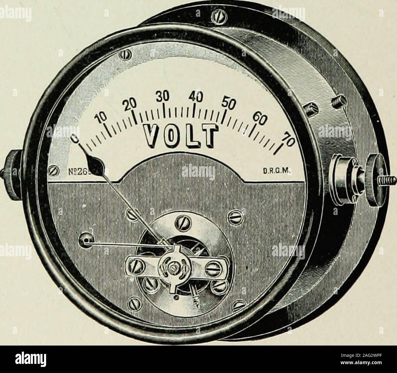 . Dental electrotherapeutics. Plan of shunt. Fig. 45. Voltmeter