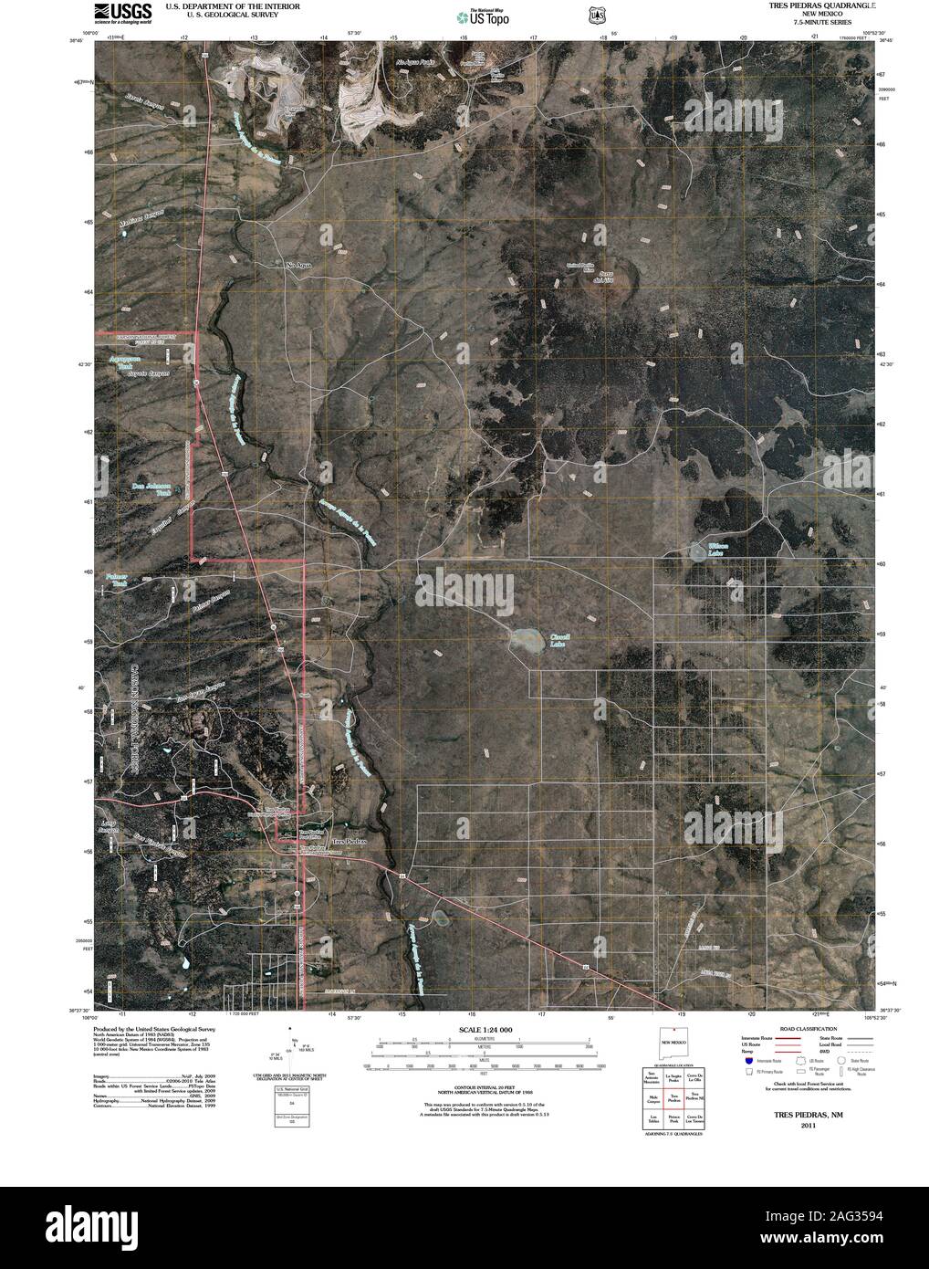Map of tres piedras Cut Out Stock Images & Pictures Alamy