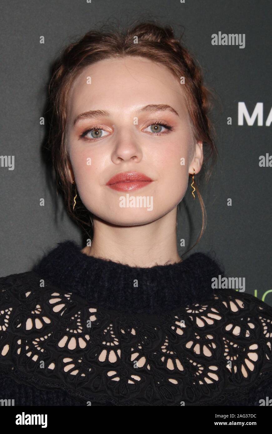 Los Angeles, USA. 04th Dec, 2019. Odessa Young 12/04/2019 The Los