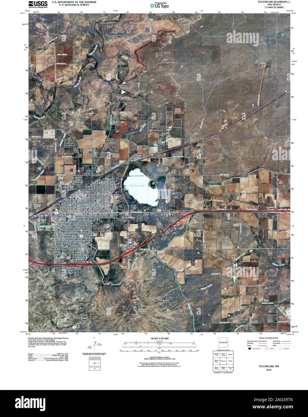 Tucumcari new mexico map Cut Out Stock Images & Pictures Alamy